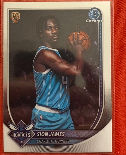 2025-26 Bowman Chrome #33 Sion James — front