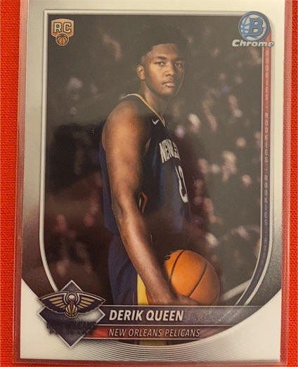 2025-26 Bowman Chrome #BCV-13 Derik Queen — front