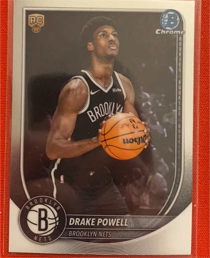 2025-26 Bowman Chrome #BCV-22 Drake Powell — front