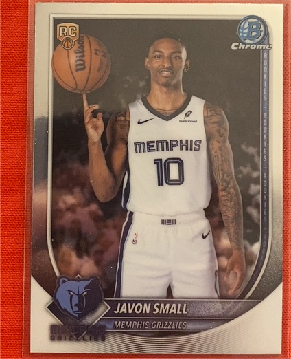 2025-26 Bowman Chrome #BCV-46 Javon Small — front