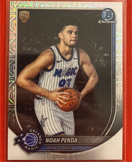 2025-26 Bowman Chrome #BCV-32 Noah Penda — front