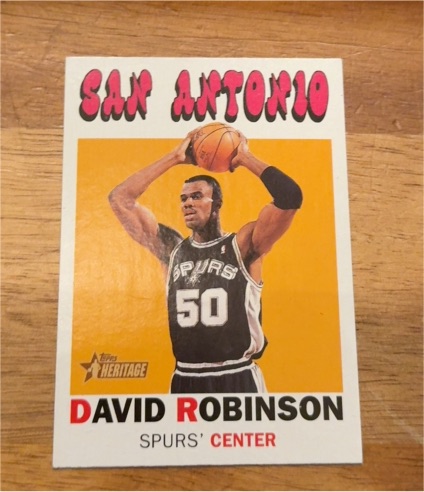 2000 Topps Heritage #173 David Robinson — front