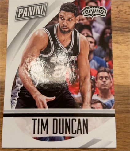 2015 Panini The National #12 Tim Duncan — front