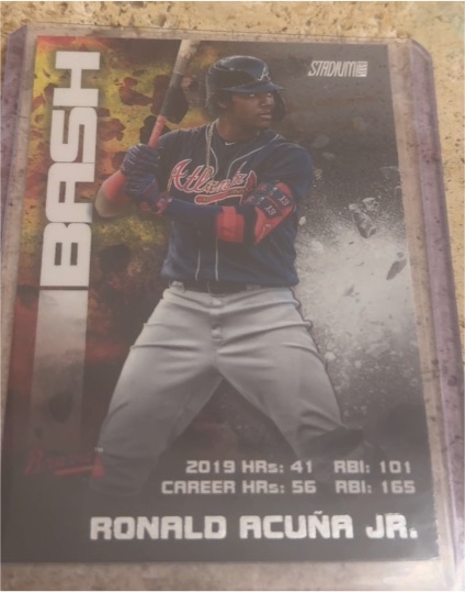2020 Topps Stadium Club #BAB-1 Ronald Acuña Jr. — front