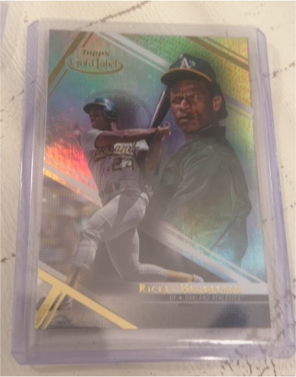 2021 Topps Gold Label #11 Rickey Henderson — front