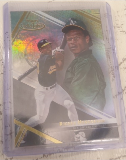 2021 Topps Gold Label #11 Rickey Henderson — front