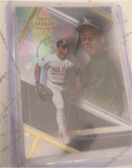 2021 Topps Gold Label #11 Rickey Henderson — front