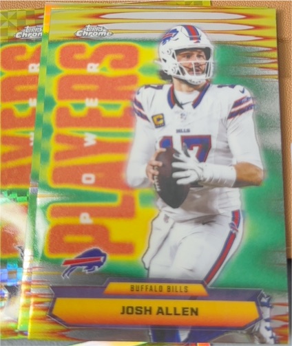 2025 Topps Chrome #PP-2 Josh Allen Power Players — front