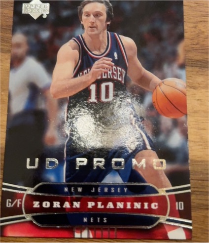 2004-05 Upper Deck #122 Zoran Planinic New Jersey Nets — front