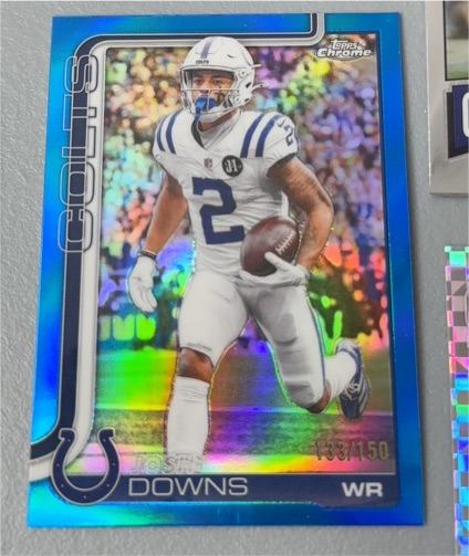 2025 Topps Chrome #127 Josh Downs — front