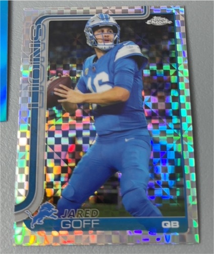 2025 Topps Chrome #102 Jared Goff — front