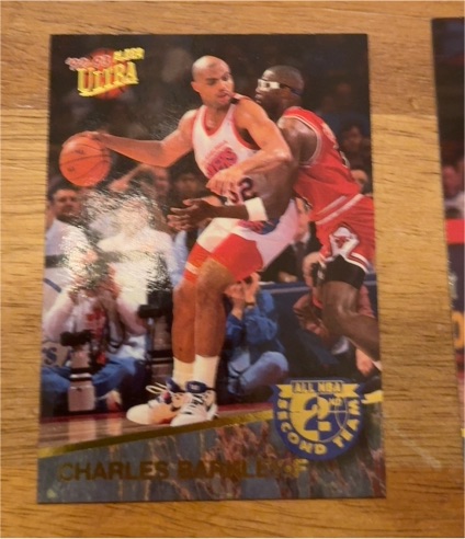 1992-93 Fleer Ultra #7 Charles Barkley All-NBA Second Team Insert — front
