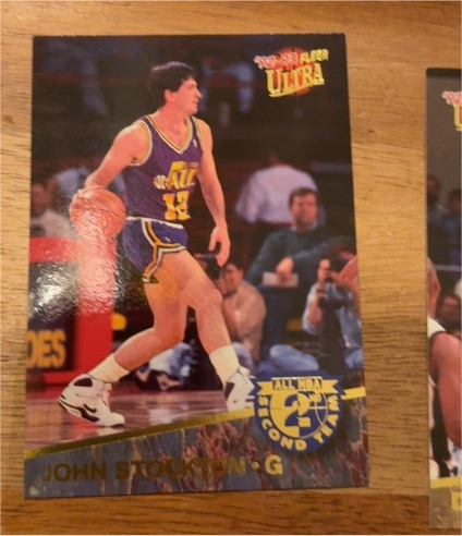 1992-93 Fleer Ultra #10 John Stockton — front
