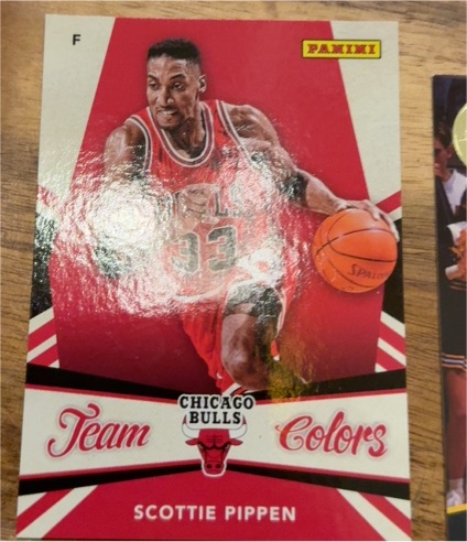 2013 Panini National Team Colors #1 Scottie Pippen — front