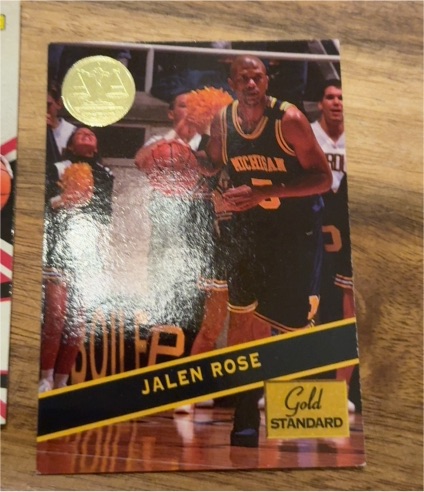1994 Signature Rookies Gold Standard #16 Jalen Rose — front