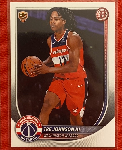 2025-26 Bowman #6 Tre Johnson III — front