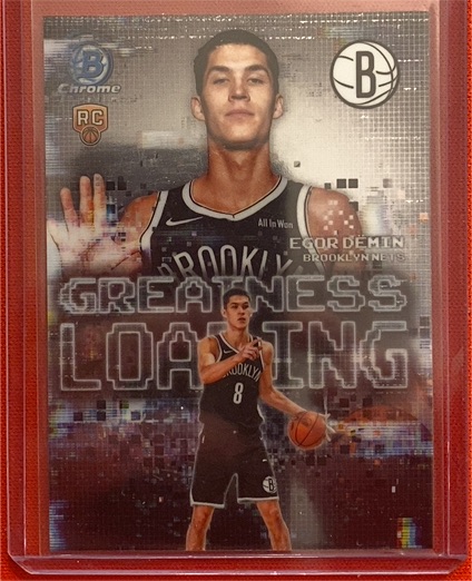 2025 Bowman Chrome #GL-8 Egor Demin — front
