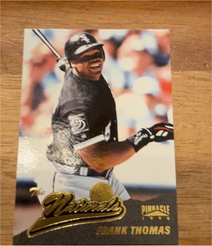 1996 Pinnacle The Naturals #135 Frank Thomas — front