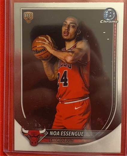 2025-26 Bowman Chrome #BCV-12 Noa Essengue — front