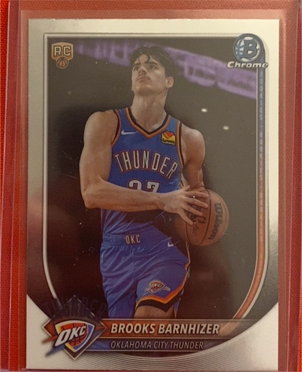 2025-26 Bowman Chrome #BCV-45 Brooks Barnhizer — front