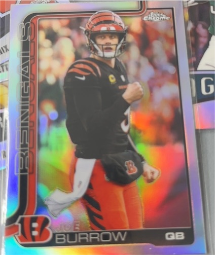 2025 Topps Chrome #61 Joe Burrow — front