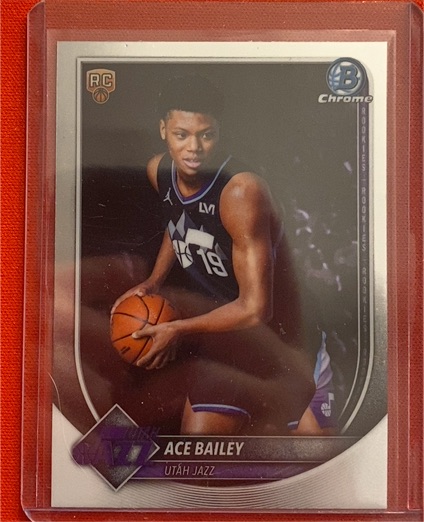 2025 Bowman Chrome #BCV-5 Ace Bailey — front