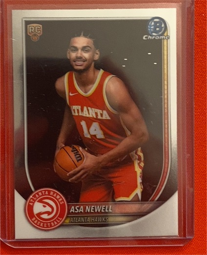 2025-26 Bowman Chrome #BCV-23 Asa Newell — front