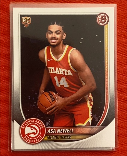 2025-26 Bowman #23 Asa Newell — front