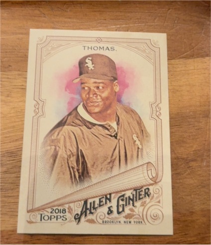 2018 Topps Allen & Ginter #286 Frank Thomas — front
