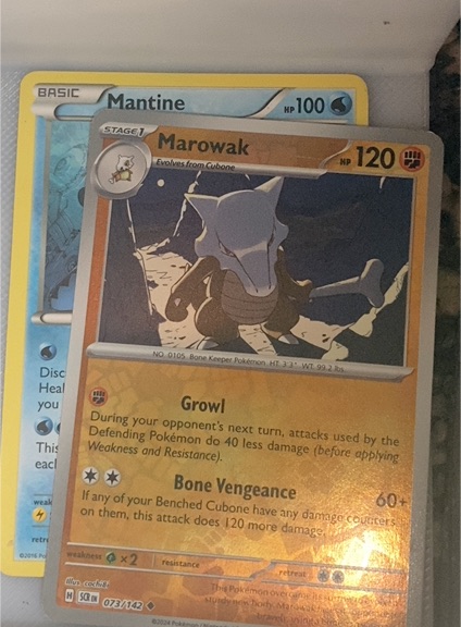 2024 Pokémon Scarlet & Violet 151 #105 Marowak — front