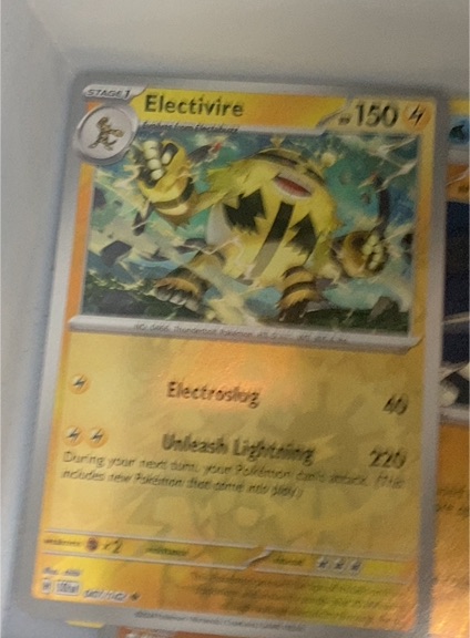 2024 Pokémon SV07 Stellar Crown #047 Electivire — front