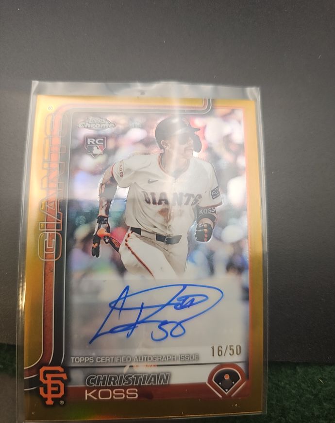 2025 Topps Chrome Update #AC-CK Christian Koss Rookie Autograph — front