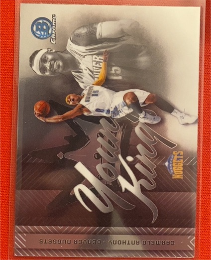 2025-26 Bowman Chrome #YK-22 Carmelo Anthony — front