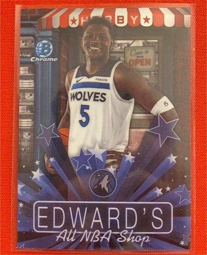 2025-26 Bowman Chrome #HS-14 Anthony Edwards — front