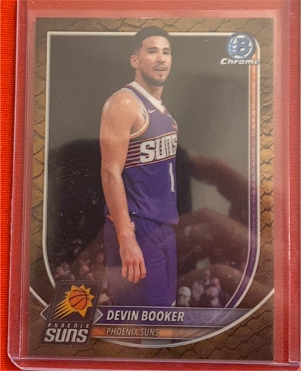 2025-26 Topps Bowman Chrome #BCV-124 Devin Booker — front