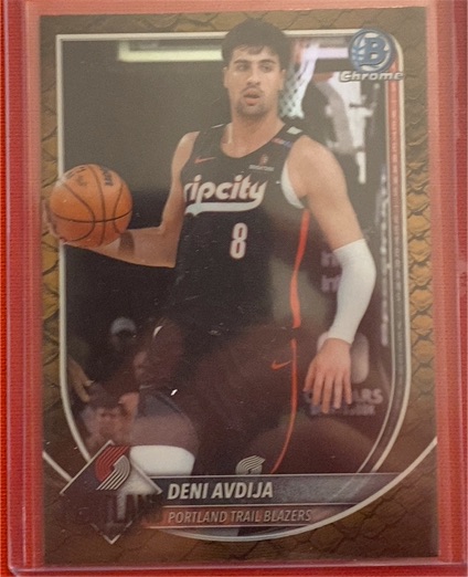 2025-26 Bowman Chrome #BCV-187 Deni Avdija — front