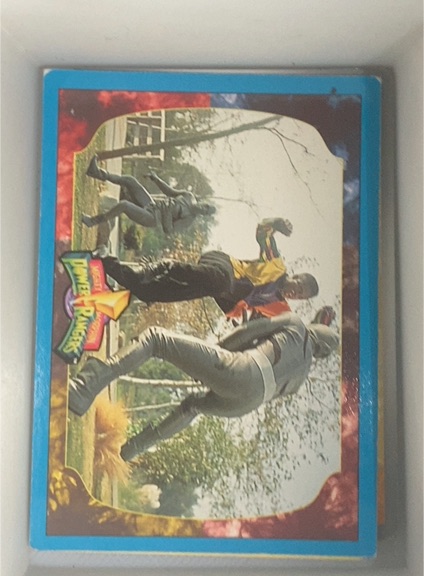 1994 Mighty Morphin Power Rangers Series 2 #141 Trapped — front
