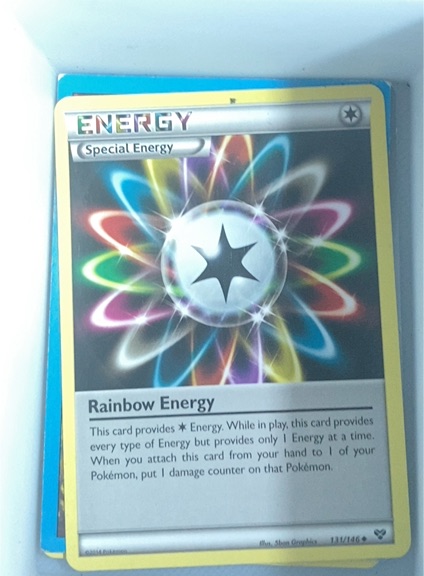 2015 Pokémon XY Breakthrough #152 Rainbow Energy — front