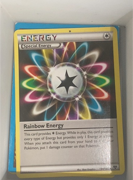 2014 Pokémon XY #131 Rainbow Energy — front