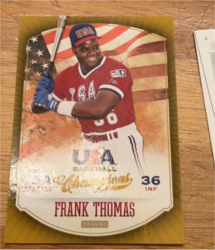 2013 Panini USA Baseball Champions #15 Frank Thomas — front
