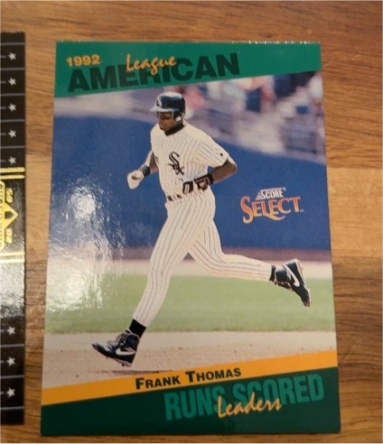 1992 Score Select #38 Frank Thomas — front
