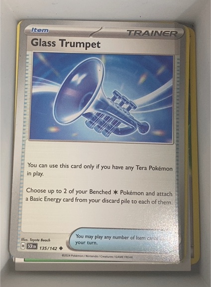 2024 Pokémon #135 Glass Trumpet — front