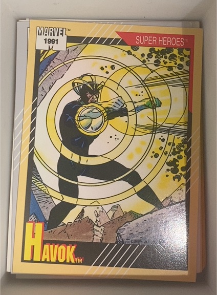 1991 Impel Marvel Universe Series 2 #27 Havok — front