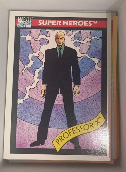 1990 Impel Marvel Universe Series 1 #7 Professor X — front