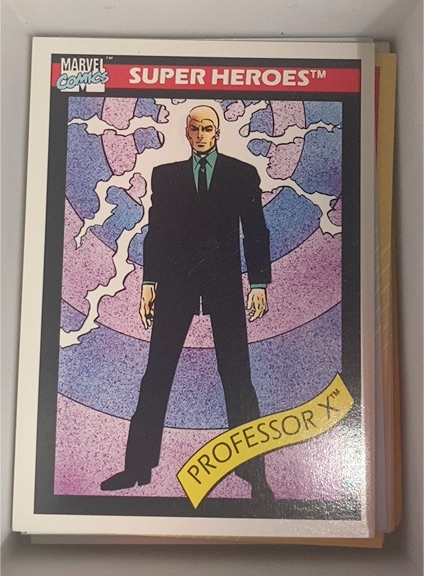 1990 Impel Marvel Universe #7 Professor X — front