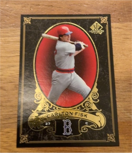 2007 Upper Deck SP Legendary Cuts #10 Carlton Fisk — front