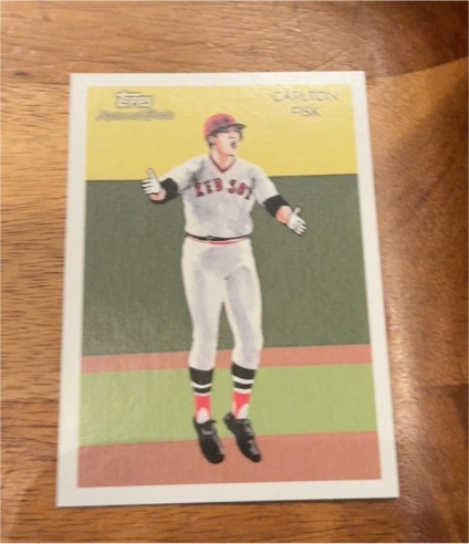 2010 Topps National Chicle #218 Carlton Fisk — front