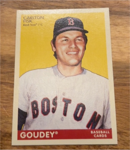 2009 Upper Deck Goudey #202 Carlton Fisk — front