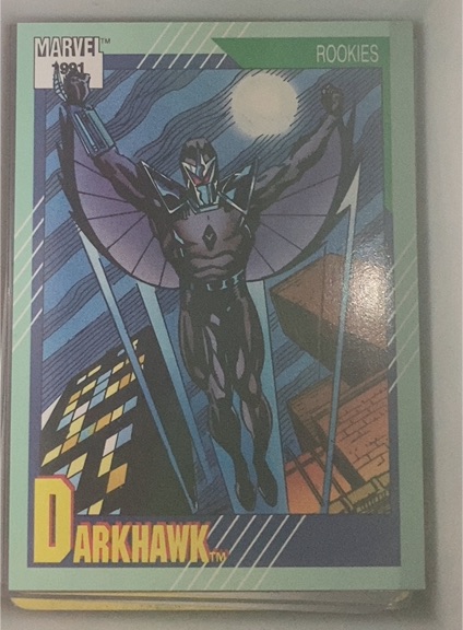 1991 Impel Marvel Series 2 #145 Darkhawk Rookies — front