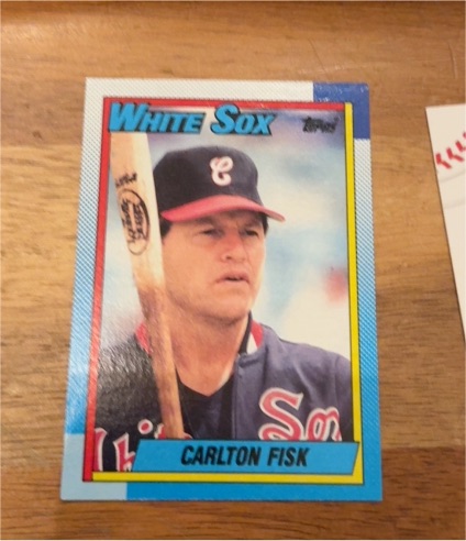 1990 Topps #420 Carlton Fisk — front